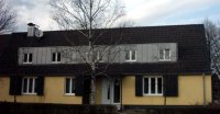 Gaubeneindeckungen mit PREFA-Stehfalz Vorbewittert